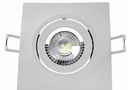 Empotrable LED SPOT SQ, 5.5 W, 400 lm, 6 500 K, 120V-240V, 30 000 h