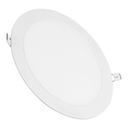 Panel LED de empotrar ø5, 9 W, 490 lm, 6000 K, 100V-240V, 25 000 h