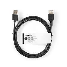 [189CMXCB001] Cable USB MALE-FEMALE 2,0M (CCGT600