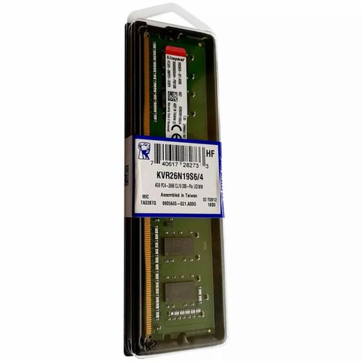 [189USDMR001] Kingston MemoriaRam  DDR4-4GB LGA 1151